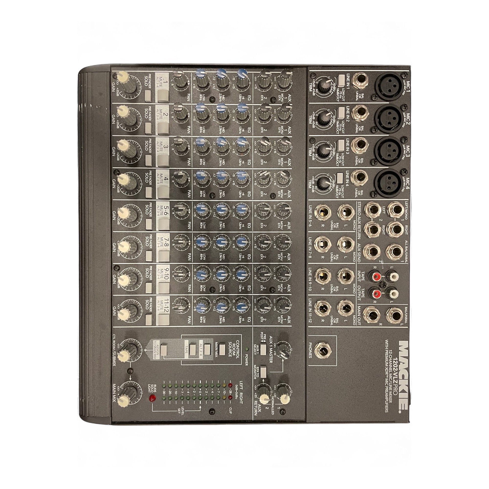 Used Mackie 1202VLZPRO Unpowered Mixer | Guitar Center