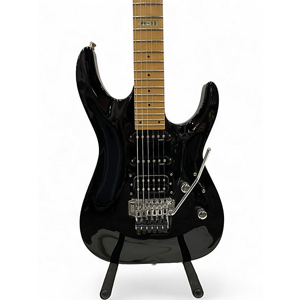 Used 2008 ESP LTD MH53 Black Solid Body Electric Guitar