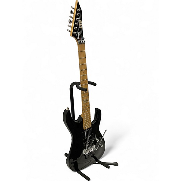 Used 2008 ESP LTD MH53 Black Solid Body Electric Guitar