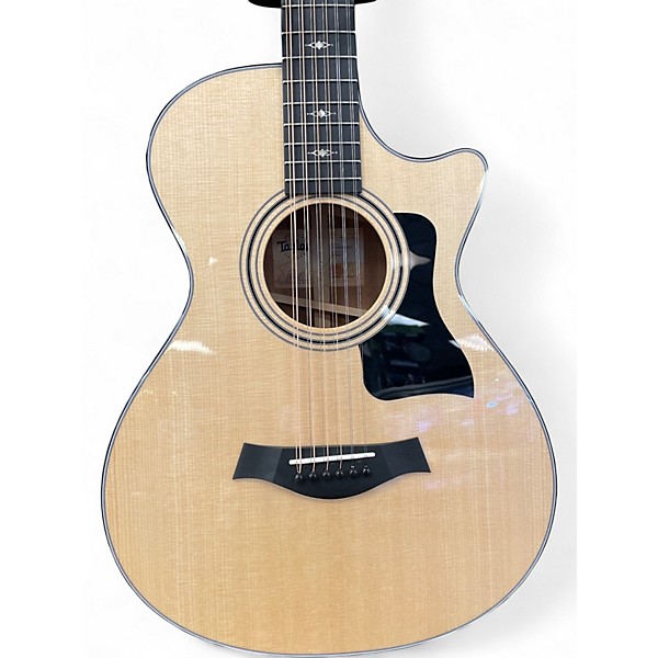 Used Taylor 352ce Natural 12 String Acoustic Electric Guitar