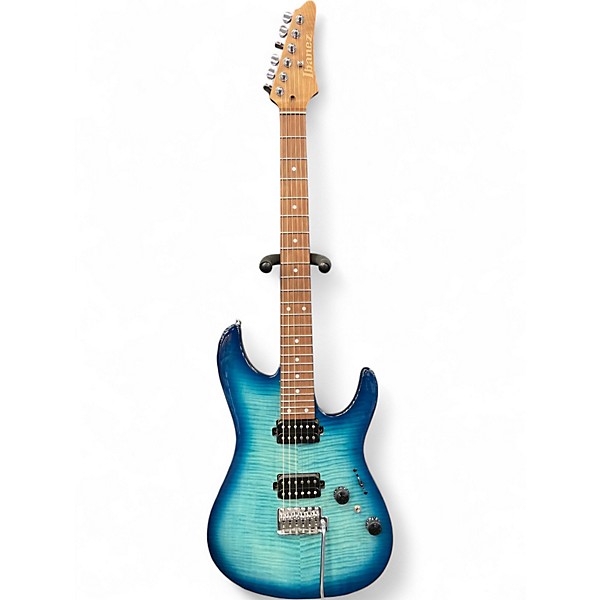 Used Ibanez AZ24S1F Turquoise Burst Solid Body Electric Guitar