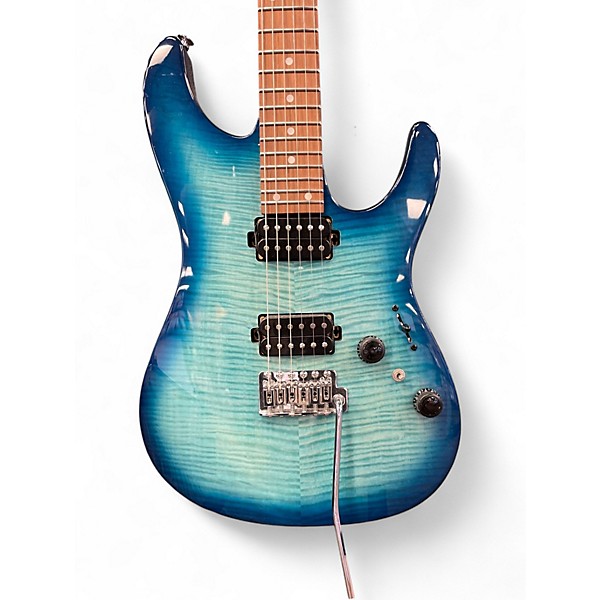 Used Ibanez AZ24S1F Turquoise Burst Solid Body Electric Guitar