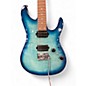 Used Ibanez AZ24S1F Turquoise Burst Solid Body Electric Guitar