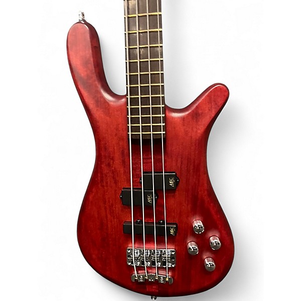 Used Warwick Streamer Stage I 4 String Burgundy Electric Bass Guitar