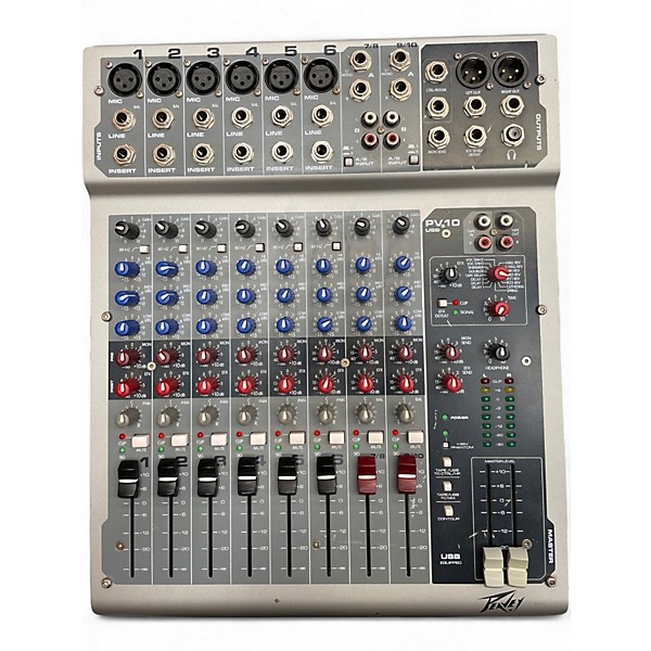 Used Peavey PV10USB Unpowered Mixer