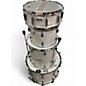 Used Pearl 4 Piece President Series Deluxe 75th Anniversary Pearl White Drum Kit