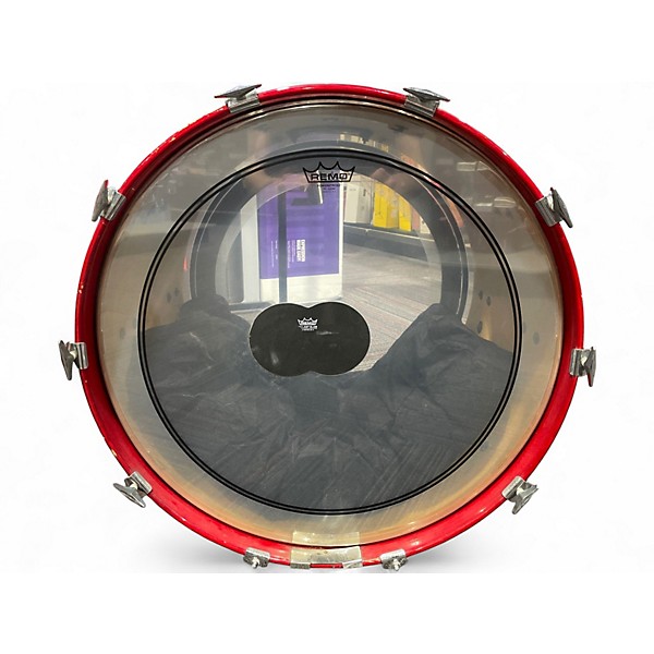 Used 1990s Pearl 5 Piece BLX Red Drum Kit