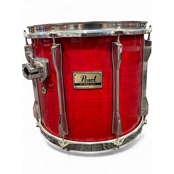 Used 1990s Pearl 5 Piece BLX Red Drum Kit