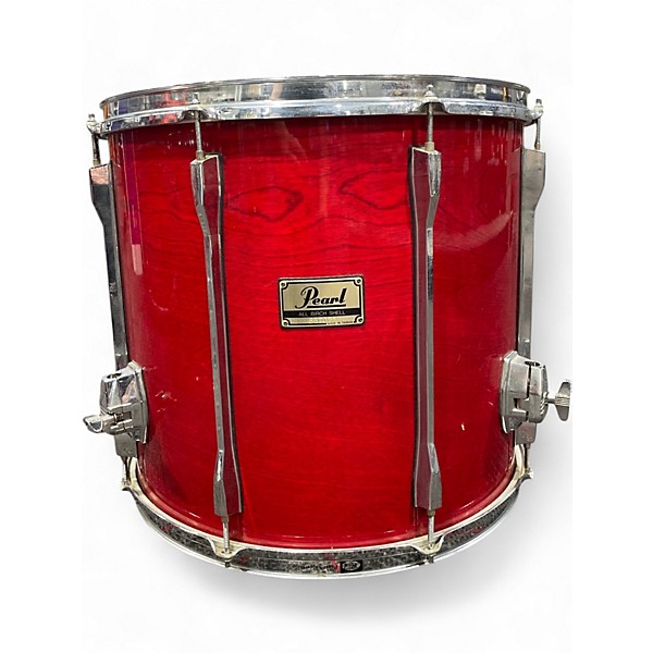Used 1990s Pearl 5 Piece BLX Red Drum Kit