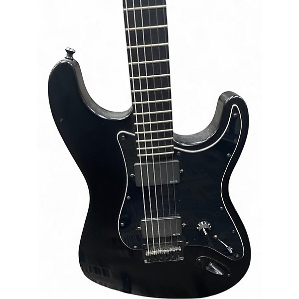 Used Fender Jim Root Signature Stratocaster Satin Black Solid Body Electric Guitar