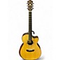 Used Washburn WCG20 Natural Acoustic Electric Guitar thumbnail