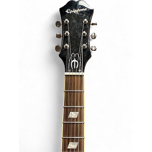Used Epiphone Casino Left Handed Natural Hollow Body Electric Guitar