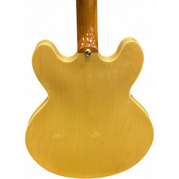 Used Epiphone Casino Left Handed Natural Hollow Body Electric Guitar