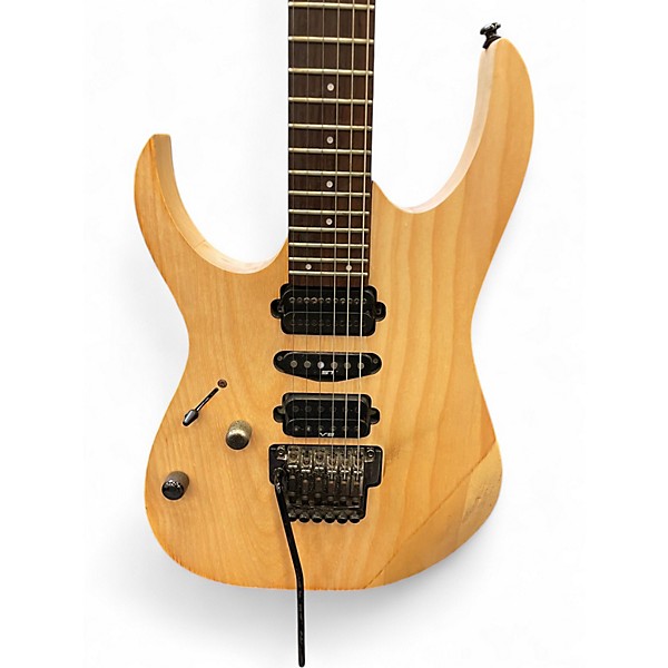Used Ibanez RG1570 RG Series Left Handed Natural Electric Guitar