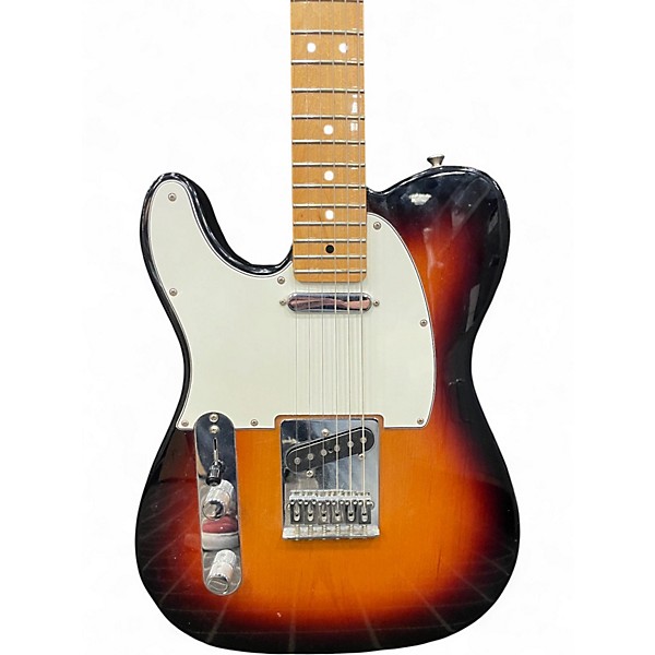 Used Fender Player Telecaster Left Handed 2 Color Sunburst Solid Body Electric Guitar