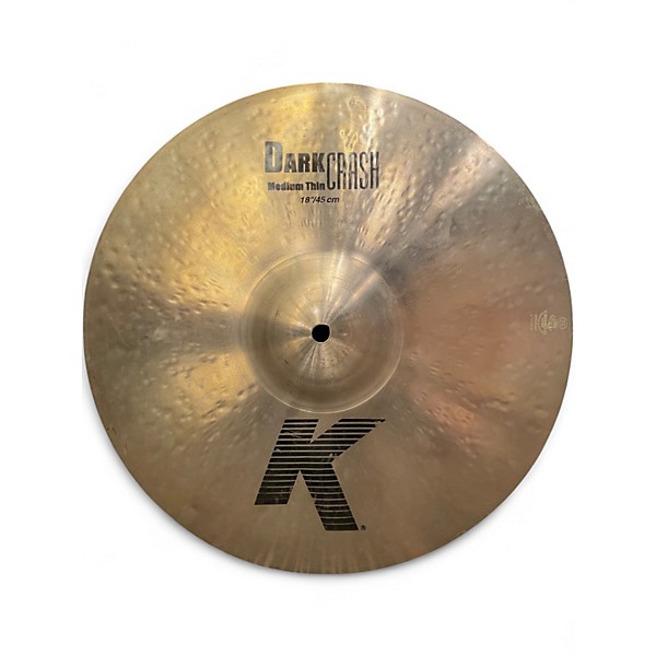 Used Zildjian 18in K DARK CRASH MEDIUM THIN Cymbal
