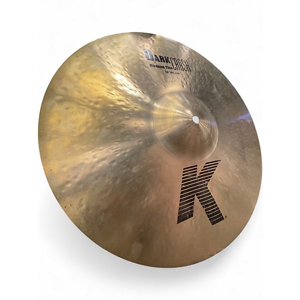 Used Zildjian 18in K DARK CRASH MEDIUM THIN Cymbal