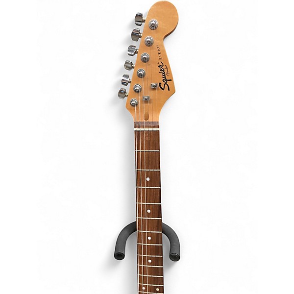 Used Squier Standard Stratocaster Black Solid Body Electric Guitar