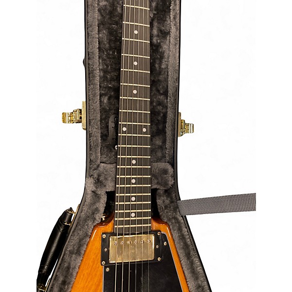 Used Epiphone 1958 Korina Flying V Natural Solid Body Electric Guitar