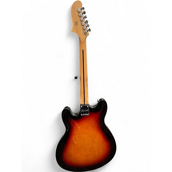 Used Squier Affinity Series Starcaster 3 Tone Sunburst Hollow Body Electric Guitar