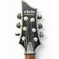 Used Schecter Guitar Research C1 Platinum Translucent Black Solid Body Electric Guitar