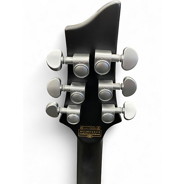 Used Schecter Guitar Research C1 Platinum Translucent Black Solid Body Electric Guitar
