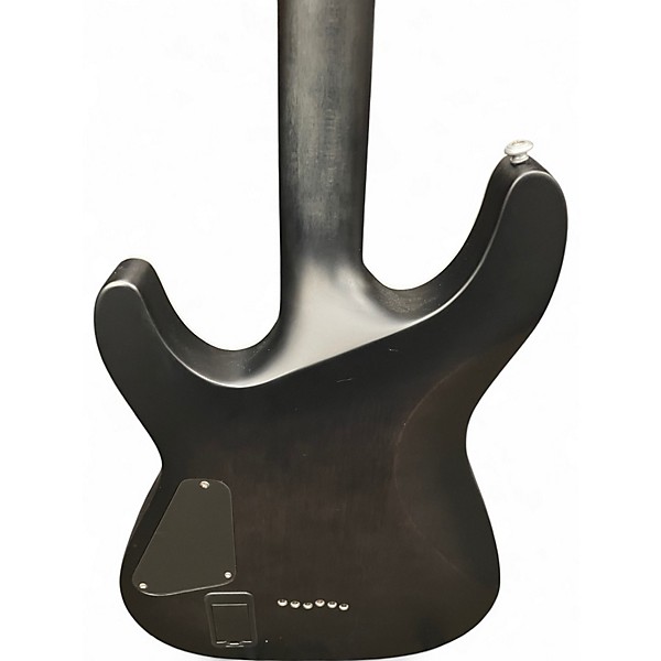 Used Schecter Guitar Research C1 Platinum Translucent Black Solid Body Electric Guitar