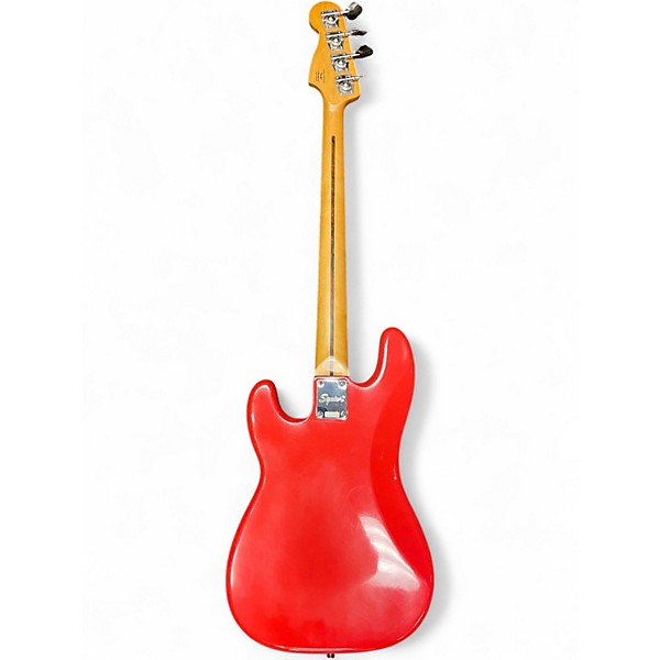 Used Squier Classic Vibe 1970S Precision Bass Fiesta Red Electric Bass Guitar