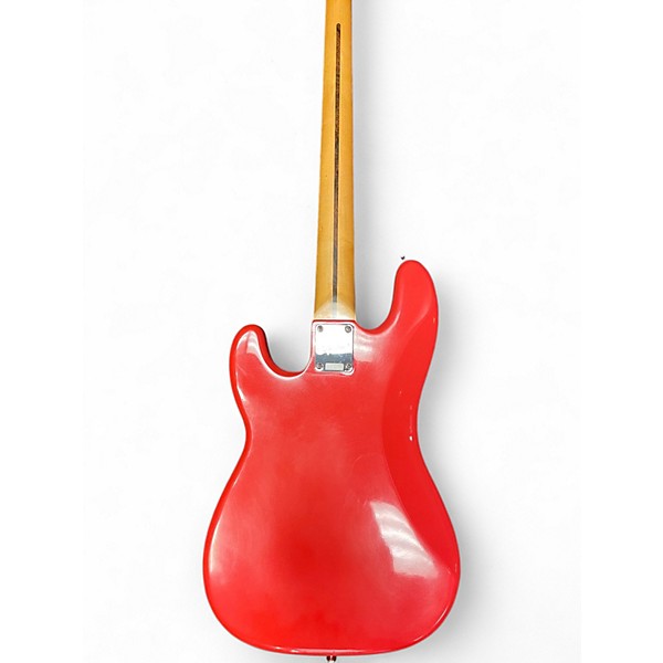 Used Squier Classic Vibe 1970S Precision Bass Fiesta Red Electric Bass Guitar