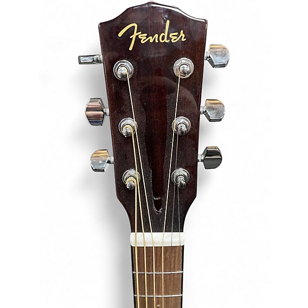 Used Fender CD60 Dreadnought Mahogany Acoustic Guitar