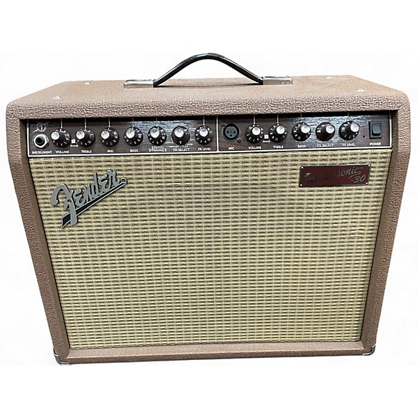 Used Fender Acoustasonic 30 DSP Acoustic Guitar Combo Amp