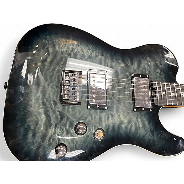 Used Schecter Guitar Research PT Classic Japan 2 Tone Sunburst Solid Body Electric Guitar