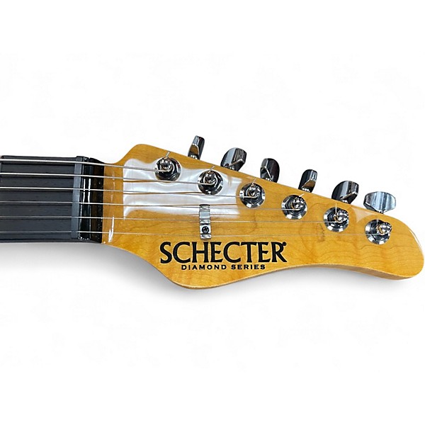 Used Schecter Guitar Research PT Classic Japan 2 Tone Sunburst Solid Body Electric Guitar