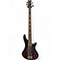 Used Schecter Guitar Research Stiletto Extreme 5 String Black Cherry Electric Bass Guitar thumbnail