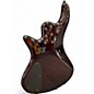 Used Schecter Guitar Research Stiletto Extreme 5 String Black Cherry Electric Bass Guitar