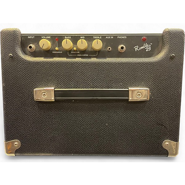 Used Fender Rumble 25 25W 1x10 Bass Combo Amp