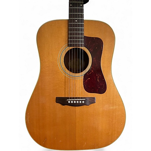 Vintage 1971 Guild D40 Natural Acoustic Guitar