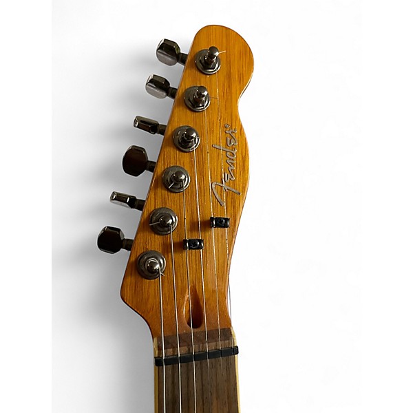 Used Fender Special Edition Custom Telecaster FMT HH Amber Solid Body Electric Guitar