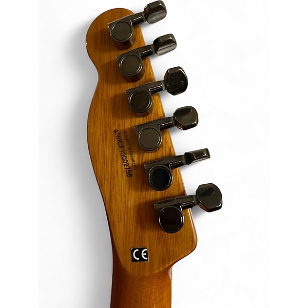 Used Fender Special Edition Custom Telecaster FMT HH Amber Solid Body Electric Guitar