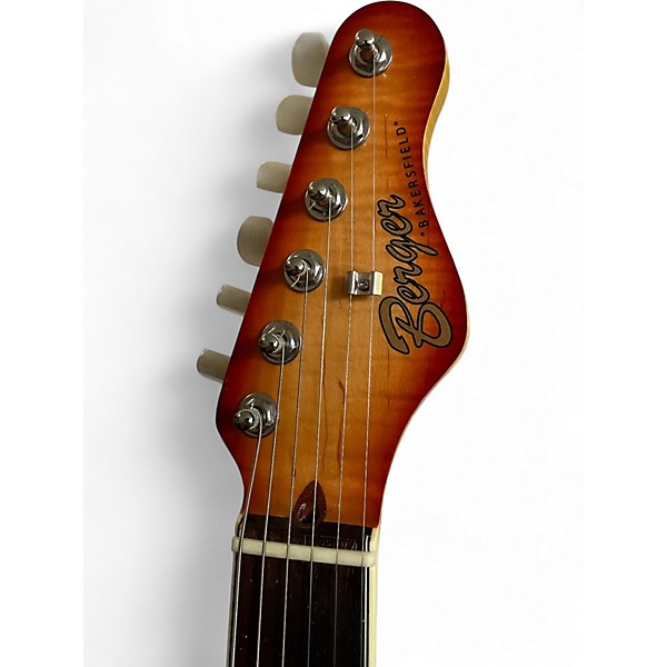 Used Berger Bakersfield deluxe Iced Tea Hollow Body Electric Guitar