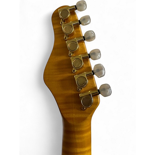 Used Berger La Cresta Deluxe Metallic Gold Hollow Body Electric Guitar