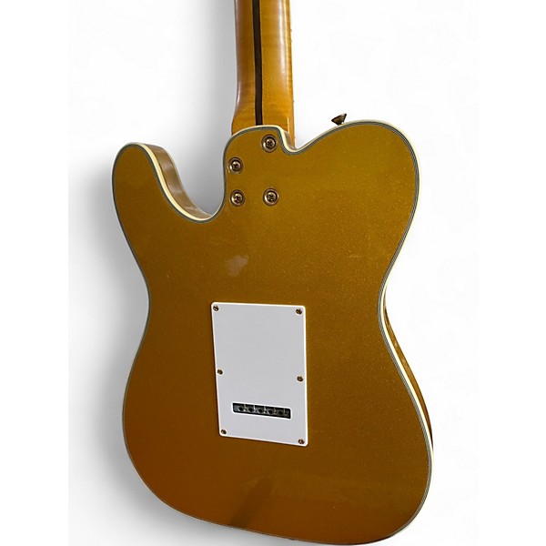 Used Berger La Cresta Deluxe Metallic Gold Hollow Body Electric Guitar