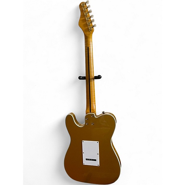 Used Berger La Cresta Deluxe Metallic Gold Hollow Body Electric Guitar
