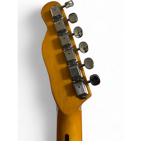 Used Hohner Madcat Trans Amber Solid Body Electric Guitar