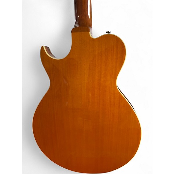 Used Greg Bennett Design by Samick Royale Trans Amber Hollow Body Electric Guitar