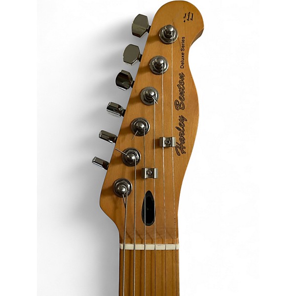 Used Harley Benton Deluxe Series Madcat Antique Natural Solid Body Electric Guitar