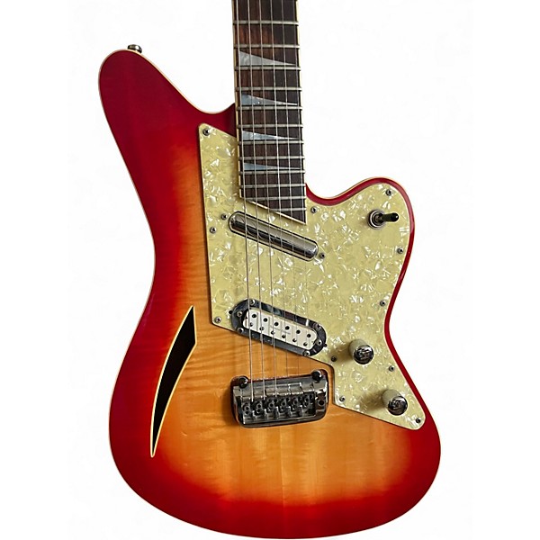 Used Charvel Surfcaster Cherry Sunburst Solid Body Electric Guitar