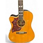 Used Epiphone Hummingbird Studio EC LH Antique Natural Acoustic Electric Guitar