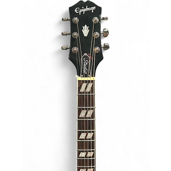 Used Epiphone Hummingbird Studio EC LH Antique Natural Acoustic Electric Guitar