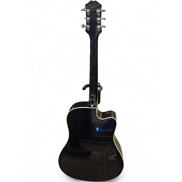 Used Epiphone Hummingbird Studio EC LH Antique Natural Acoustic Electric Guitar